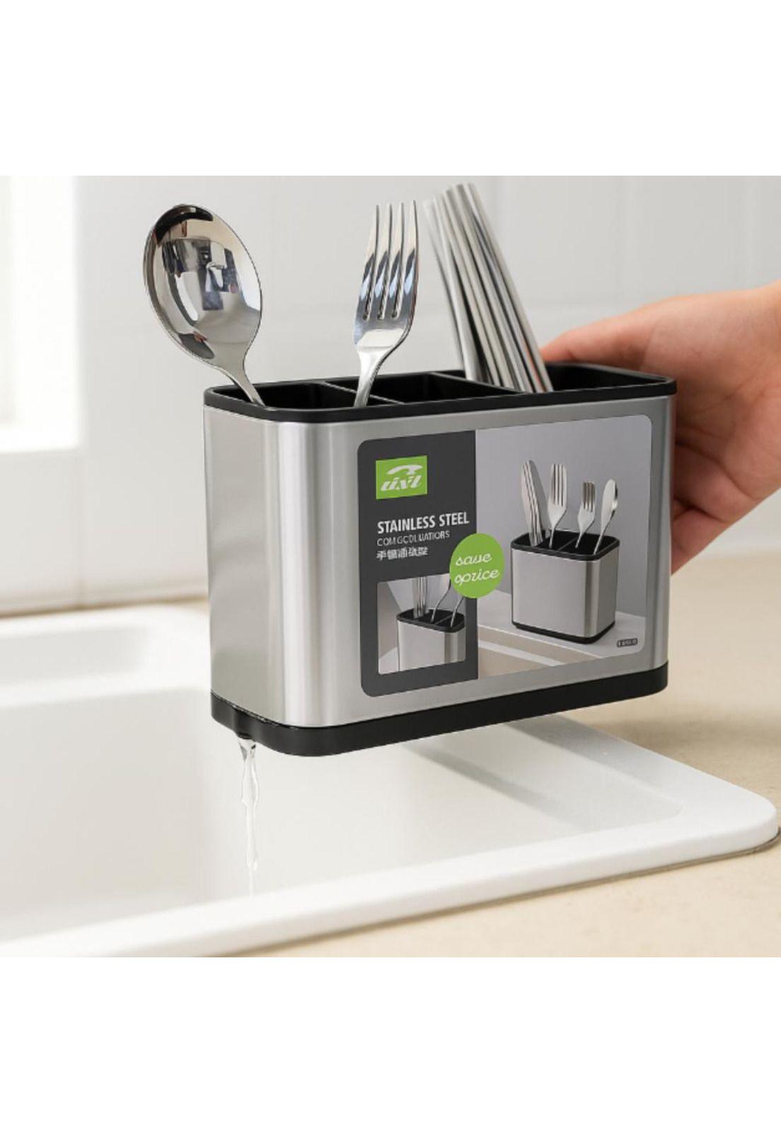 Escurridor Multifuncional para Cubiertos de Cocina-4