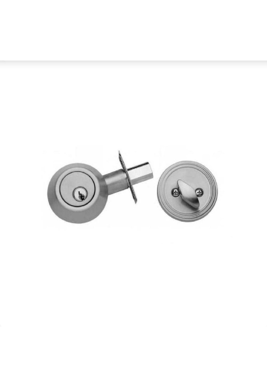 Cerradura Chapa De Seguridad Cerrojo Simple Acero/inox 35 a 50mm Poli Chile-2