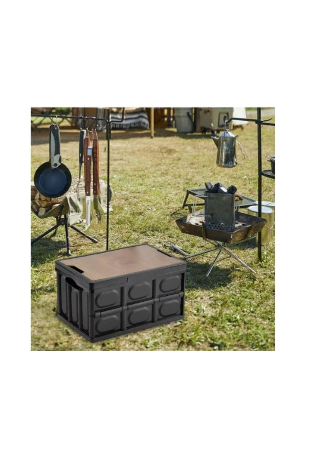 CAJA DE ALMACENAMIENTO CON TABLA DE PICAR CAMPING-3