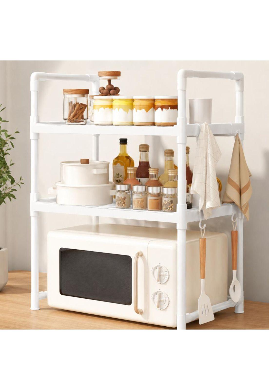 Rack Plástico Organizador Resistente Multiusos 3 Niveles-5