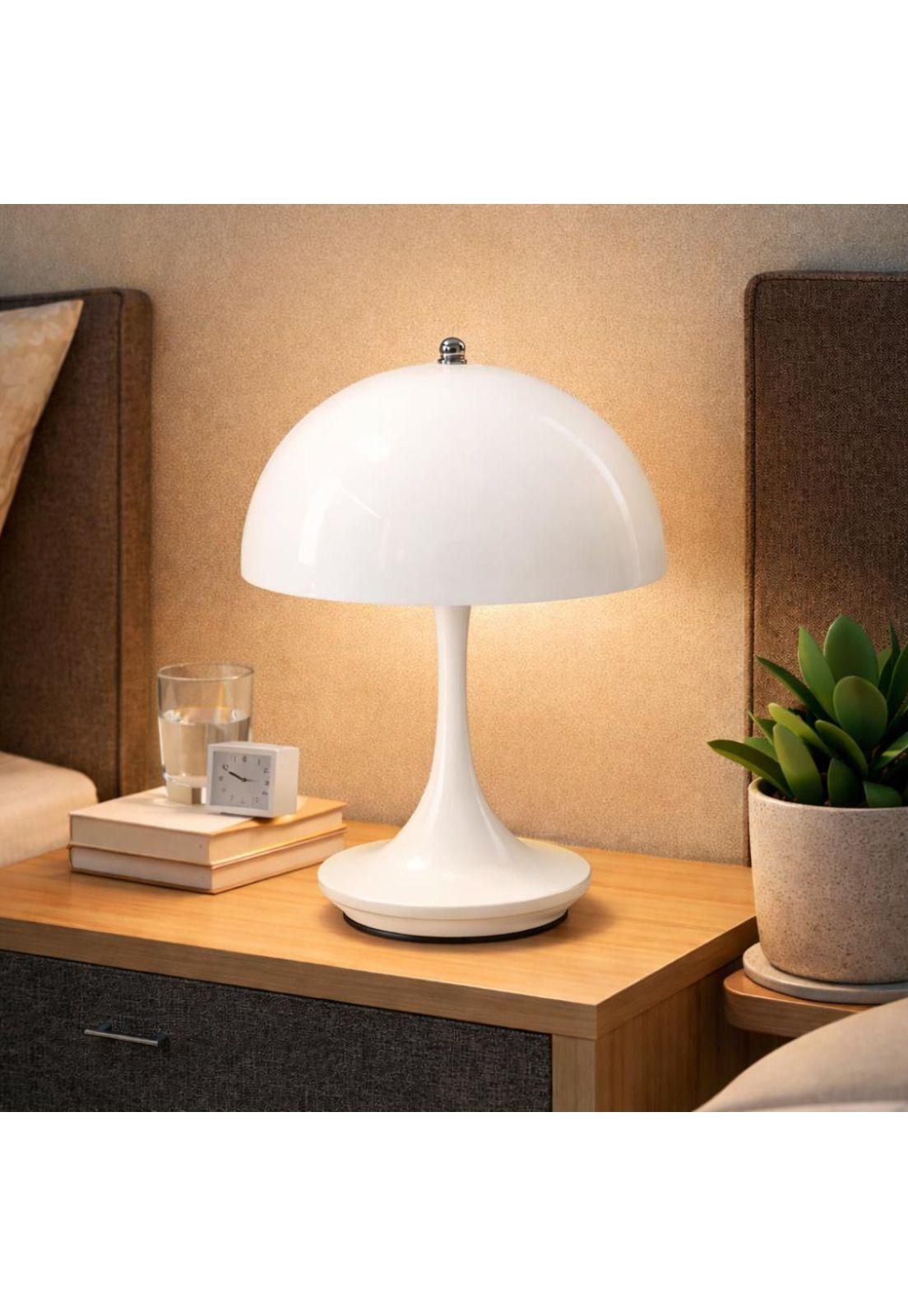 Lampara led velador recargable calida y fria-2