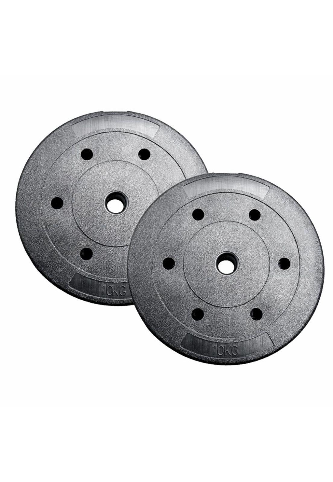 Set 2 Discos PVC Preolímpicos 10kg X 2-4
