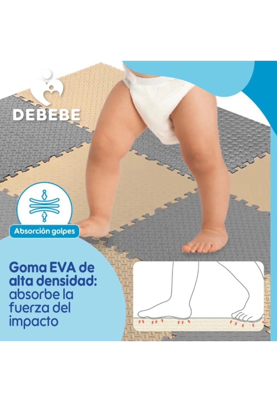 Alfombra de Juegos Infantil Eva 8 Pzas 10mm 60x60 Antigolpes-3