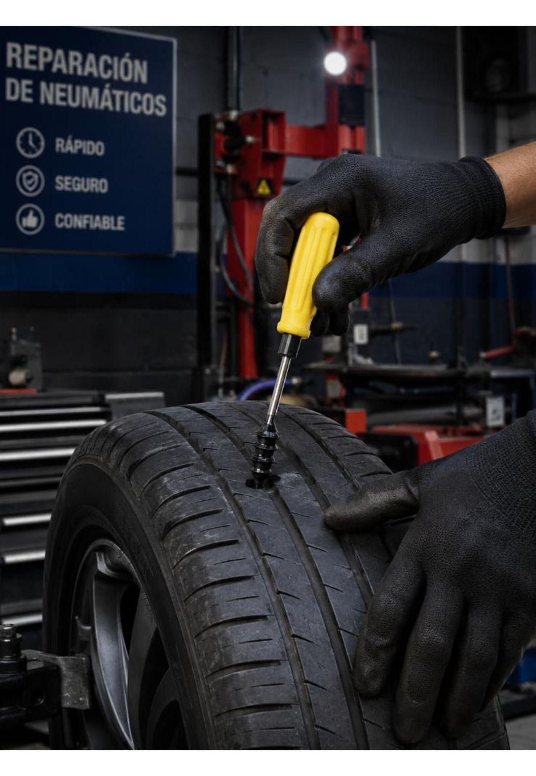 Kit Para Reparar Neumatico 51 Piezas Parche Pinchazo moto-4