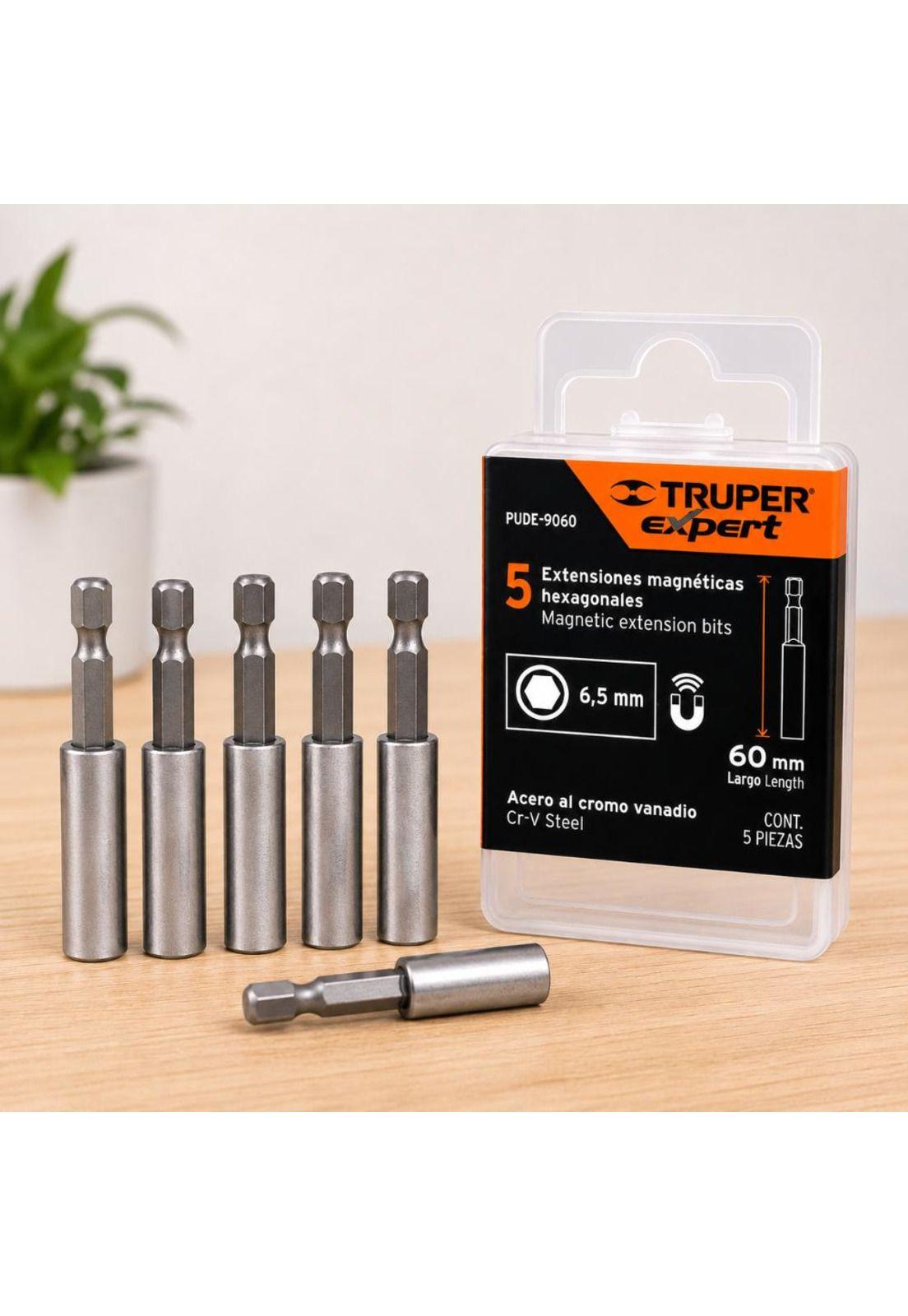 Adaptador Extencion Hexagonal Magnetico 1/4 Truper-2