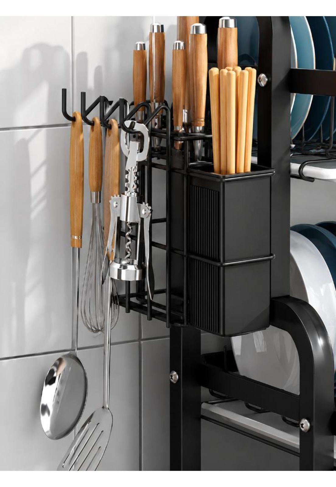 Secador Escurridor Organizador de Platos 3 Niveles Cocina-4