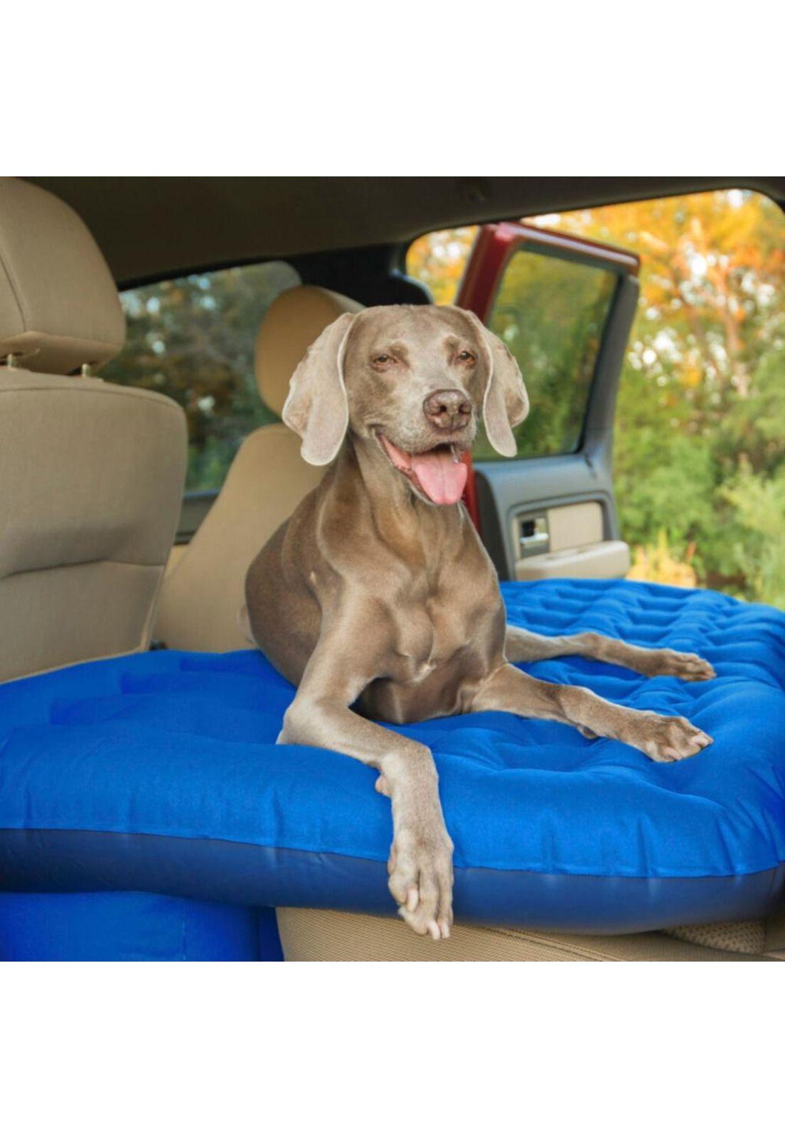 Colchón Para Auto Inflable + Compresor 12v Y 2 Almohadas-4