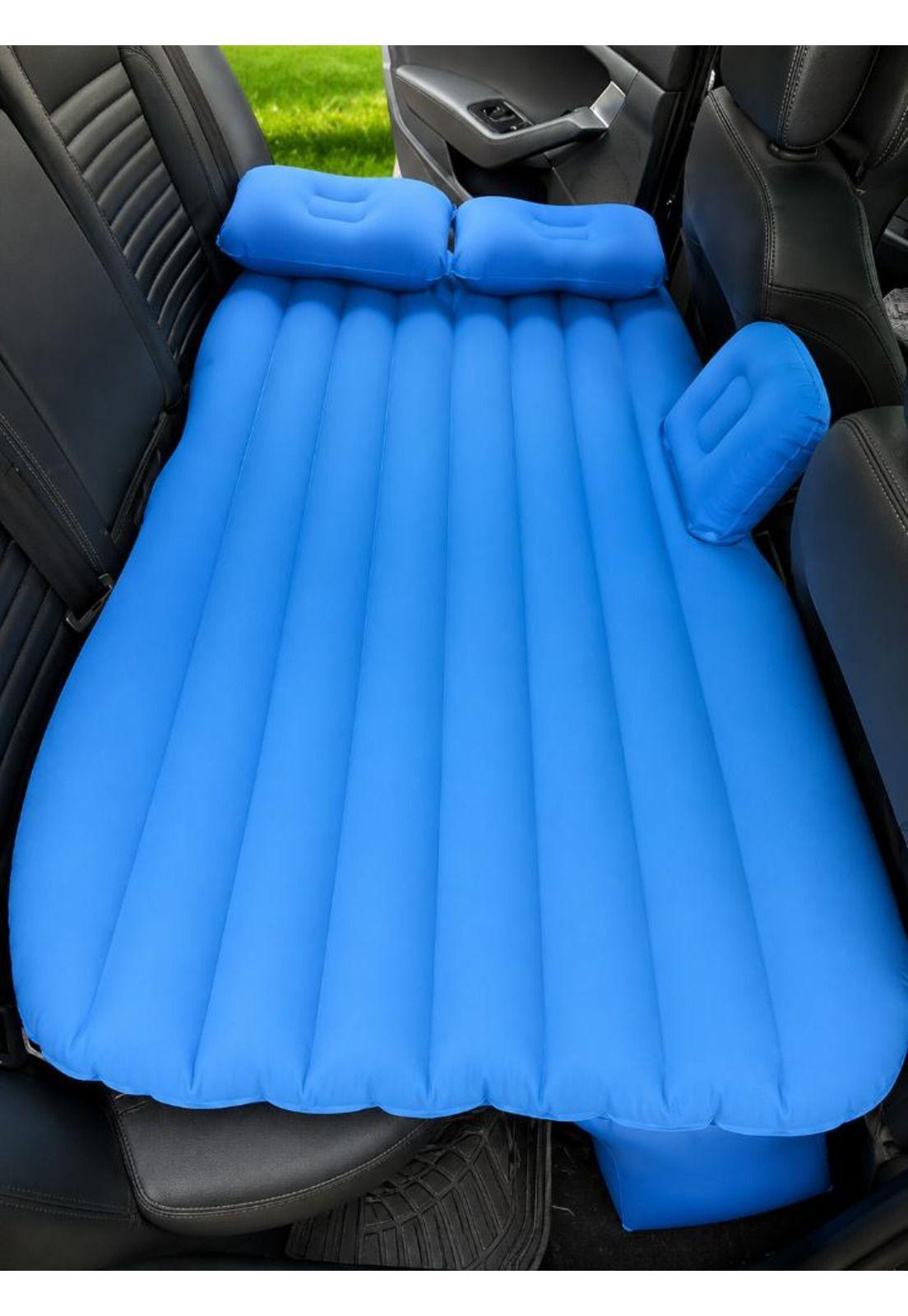 Colchón Para Auto Inflable + Compresor 12v Y 2 Almohadas-3