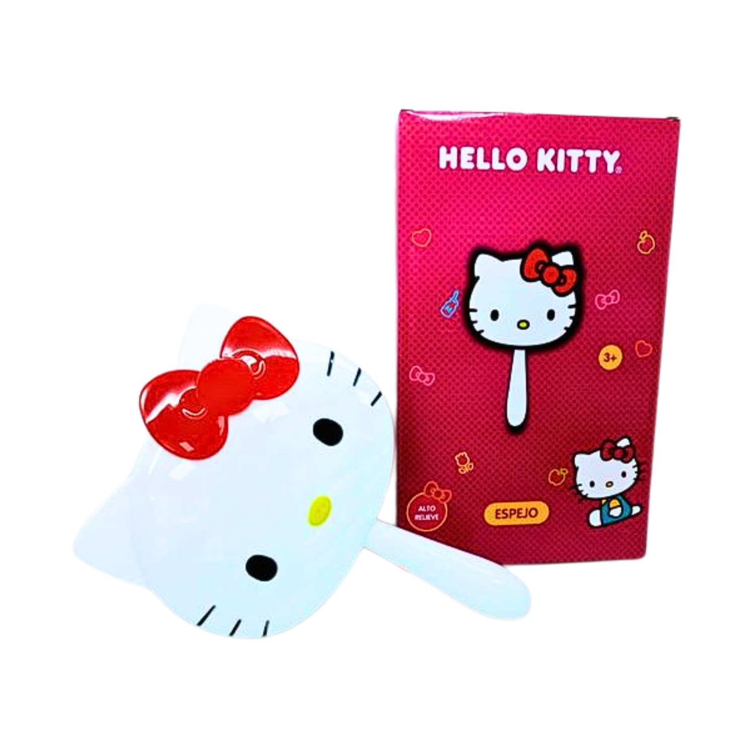 Espejo De Mano Para Maquillaje - Diseño Hello Kitty Portátil-3