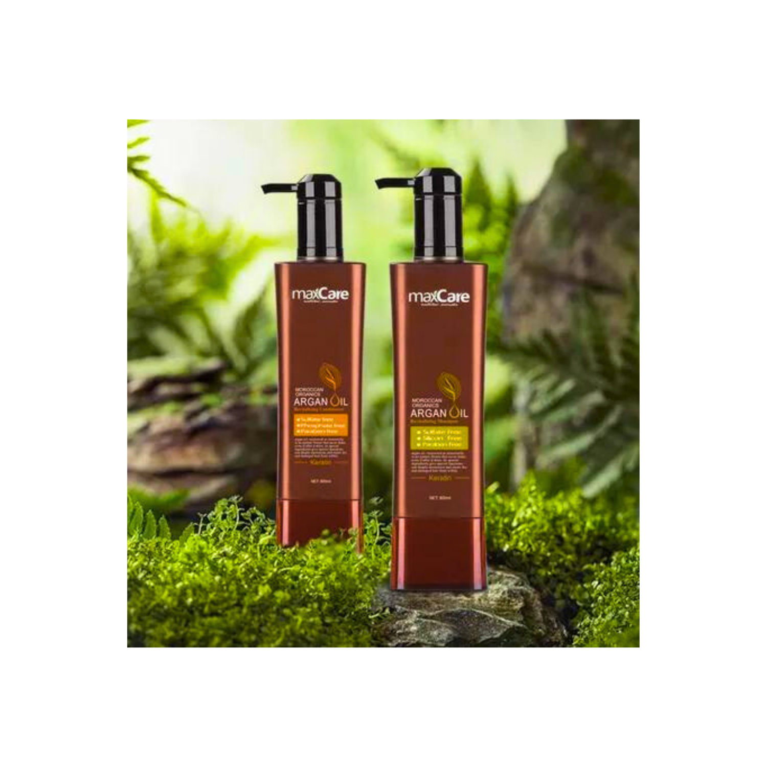 Pack Shampoo + Acondicionador Maxcare Reparación Argán-1