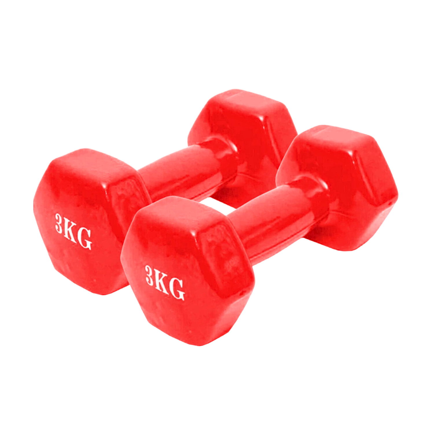 Pack Fitness Bandas Elásticas X5 + 2 Mancuernas 3 Kg C/u-2