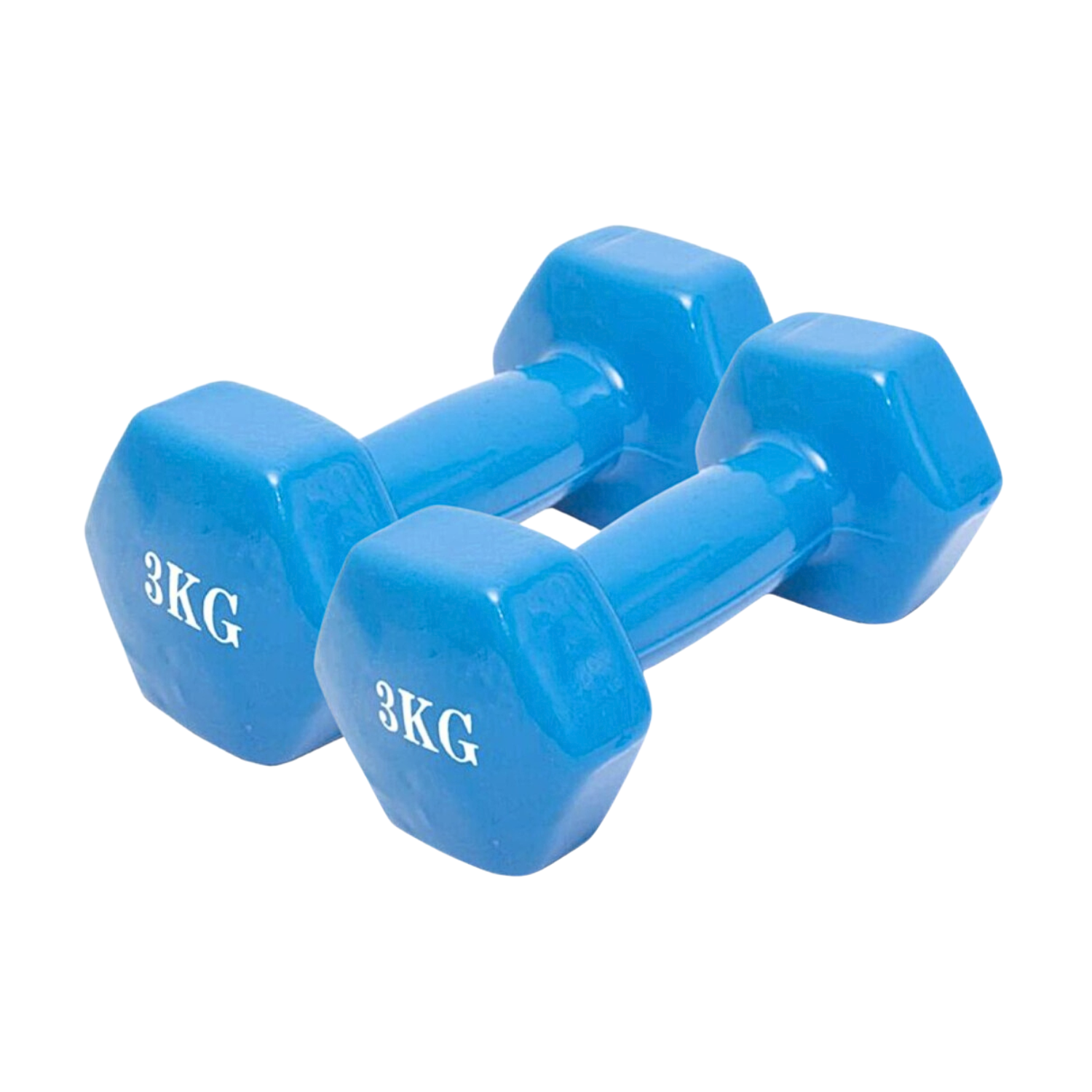 Pack Fitness Bandas Elásticas X5 + 2 Mancuernas 3 Kg C/u-3