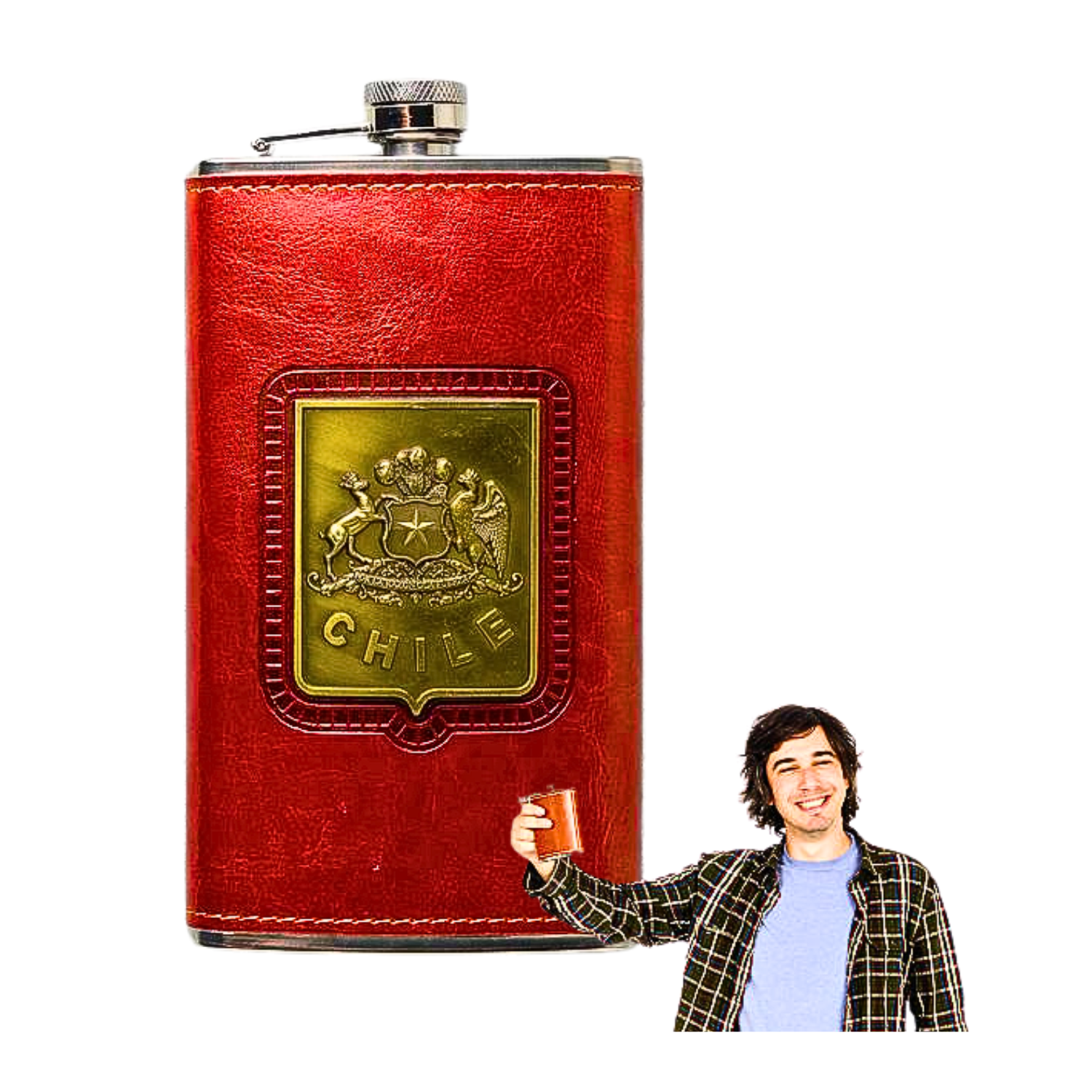 Kit Día Del Padre Taza + Reloj Bolsillo + Petaca Regalo-3