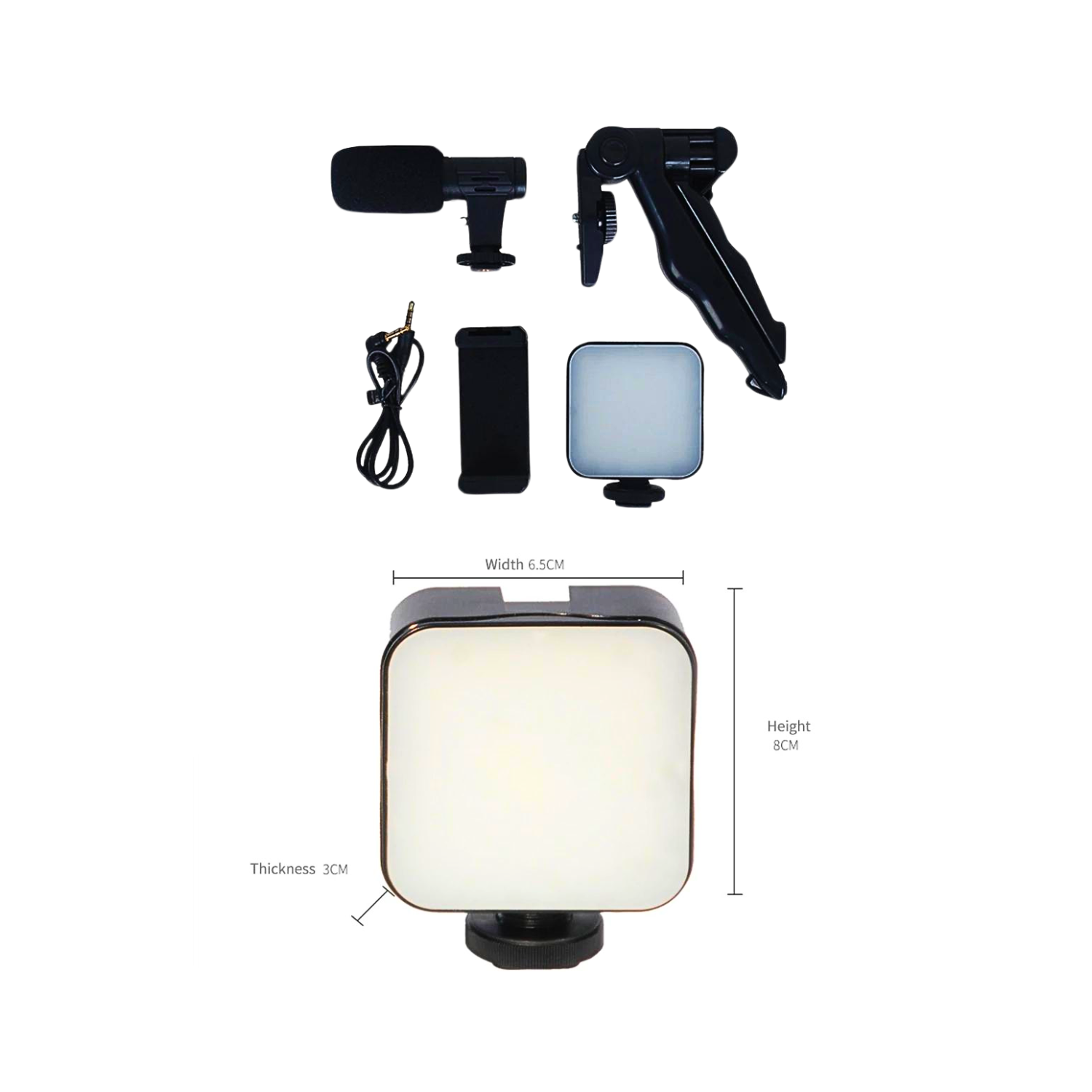 Kit Creadores De Contenido Estabilizador + Micrófono Celular-4