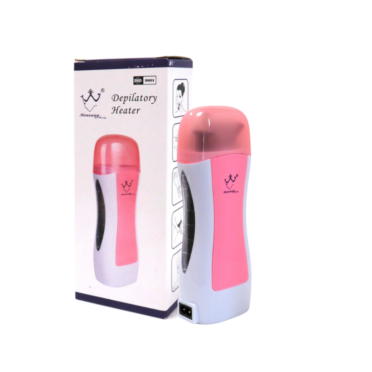 Kit Depilacion + Crema Aclarante 5 Ceras 200 Bandas Maquina-3