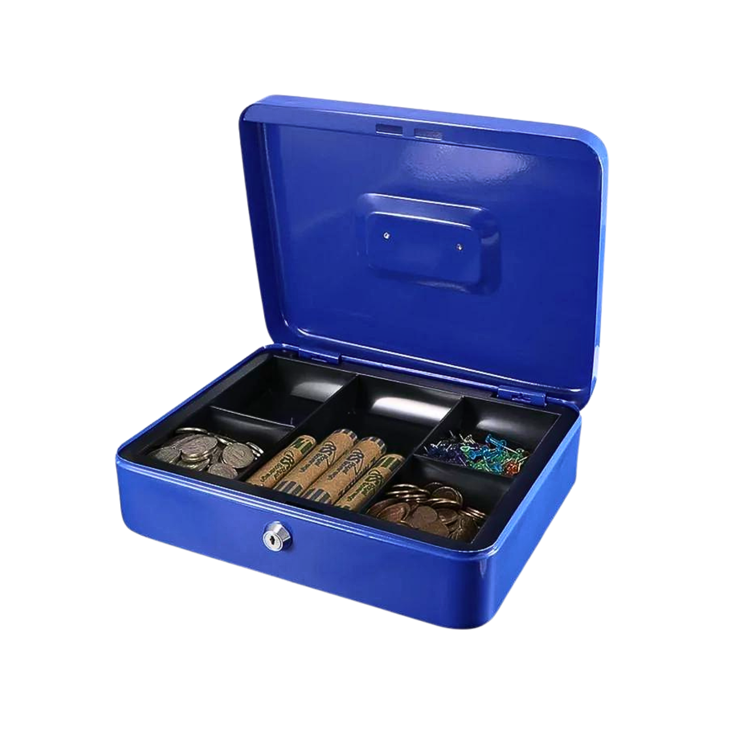 Caja Chica De Dinero Seguridad Protección de Acero-3