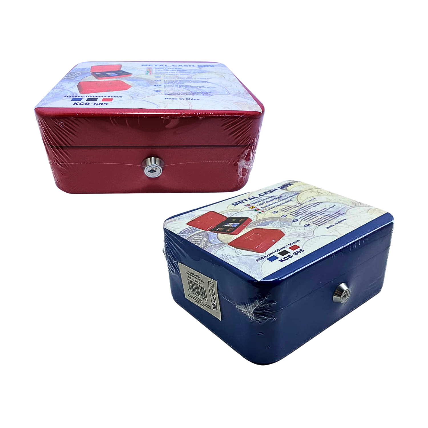 Caja Chica De Dinero Seguridad Protección de Acero-6