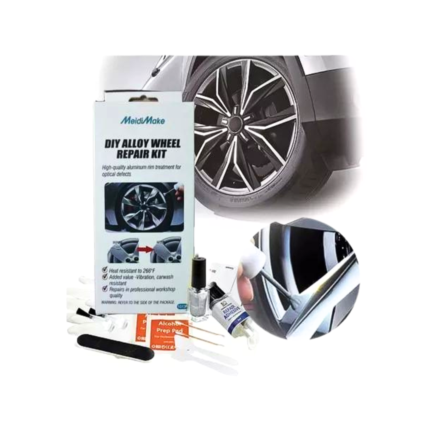 Kit Removedor De Rayones Para Llantas - Antirayones Auto-2