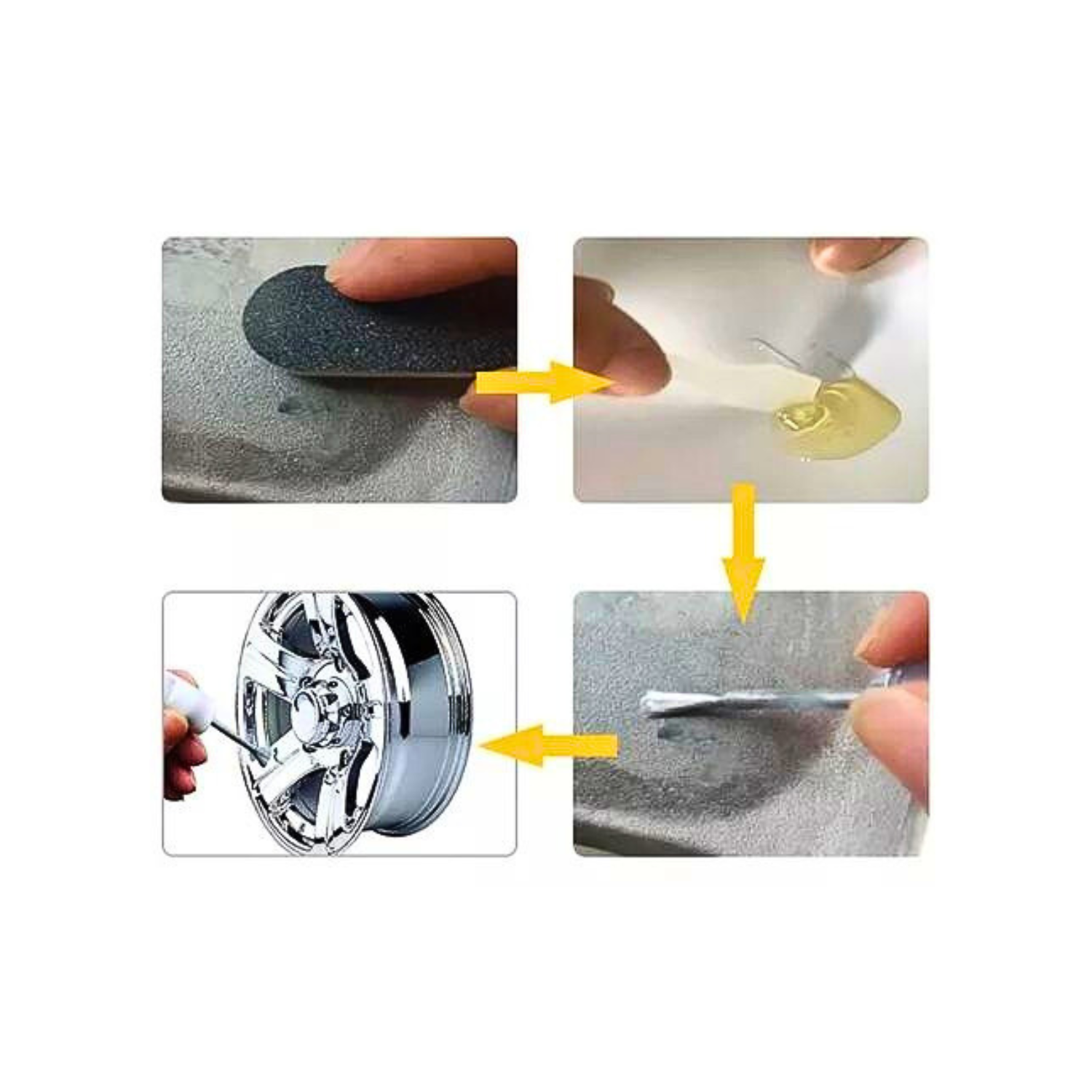 Kit Removedor De Rayones Para Llantas - Antirayones Auto-4