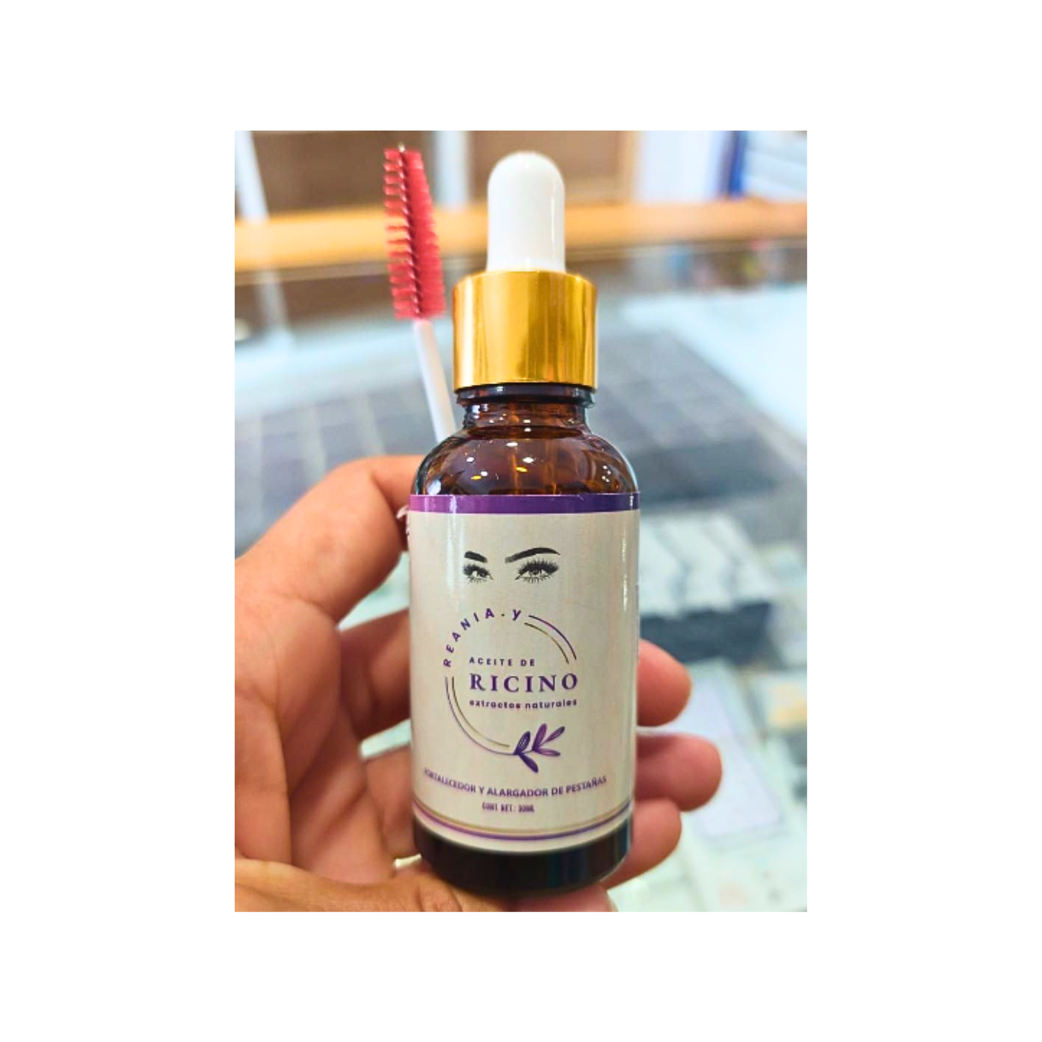 Alargador De Pestañas Aceite De Ricino Fortalece - Reania Y-4