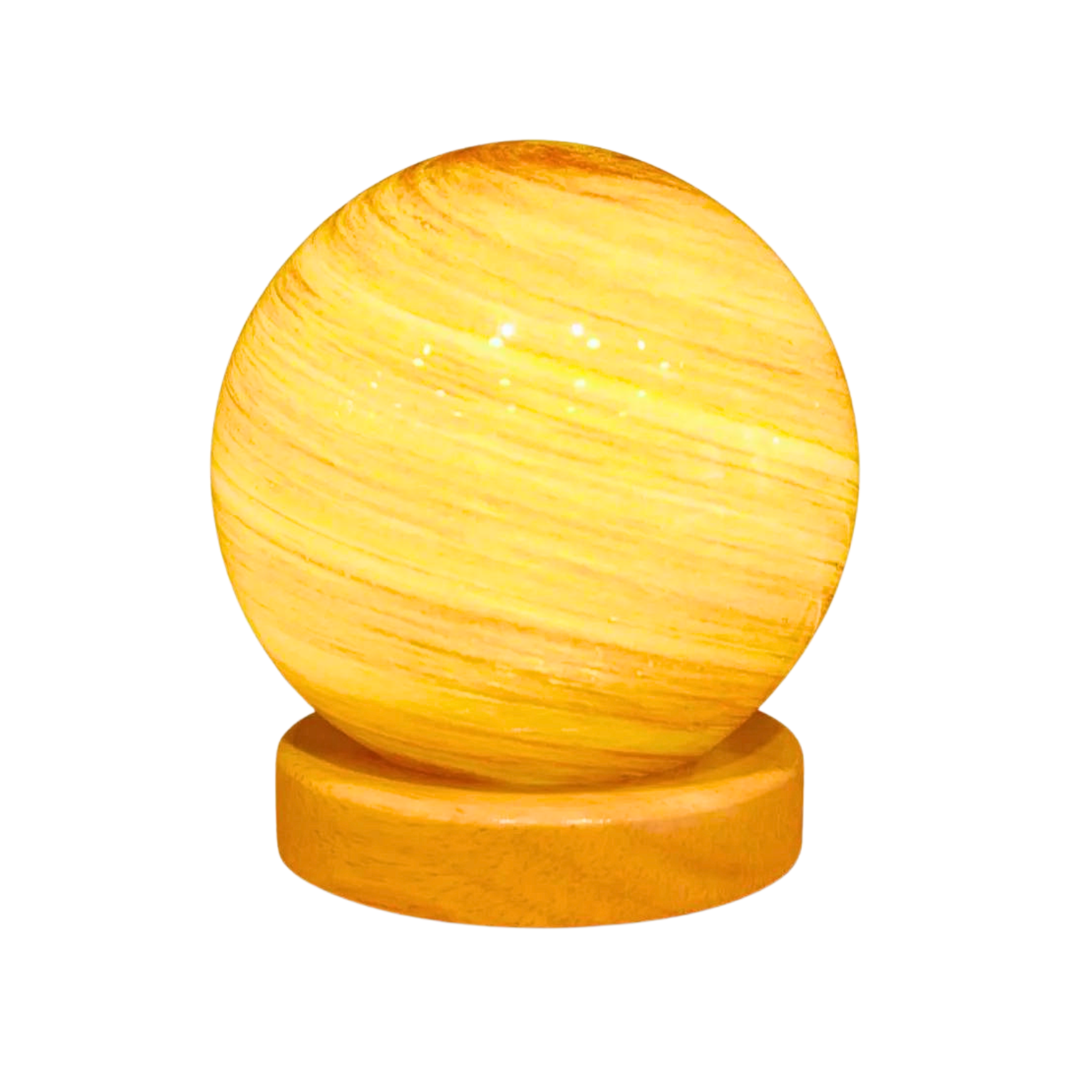 Lámpara Forma De Planeta Júpiter Naranja Galaxia 3D Adorno-4