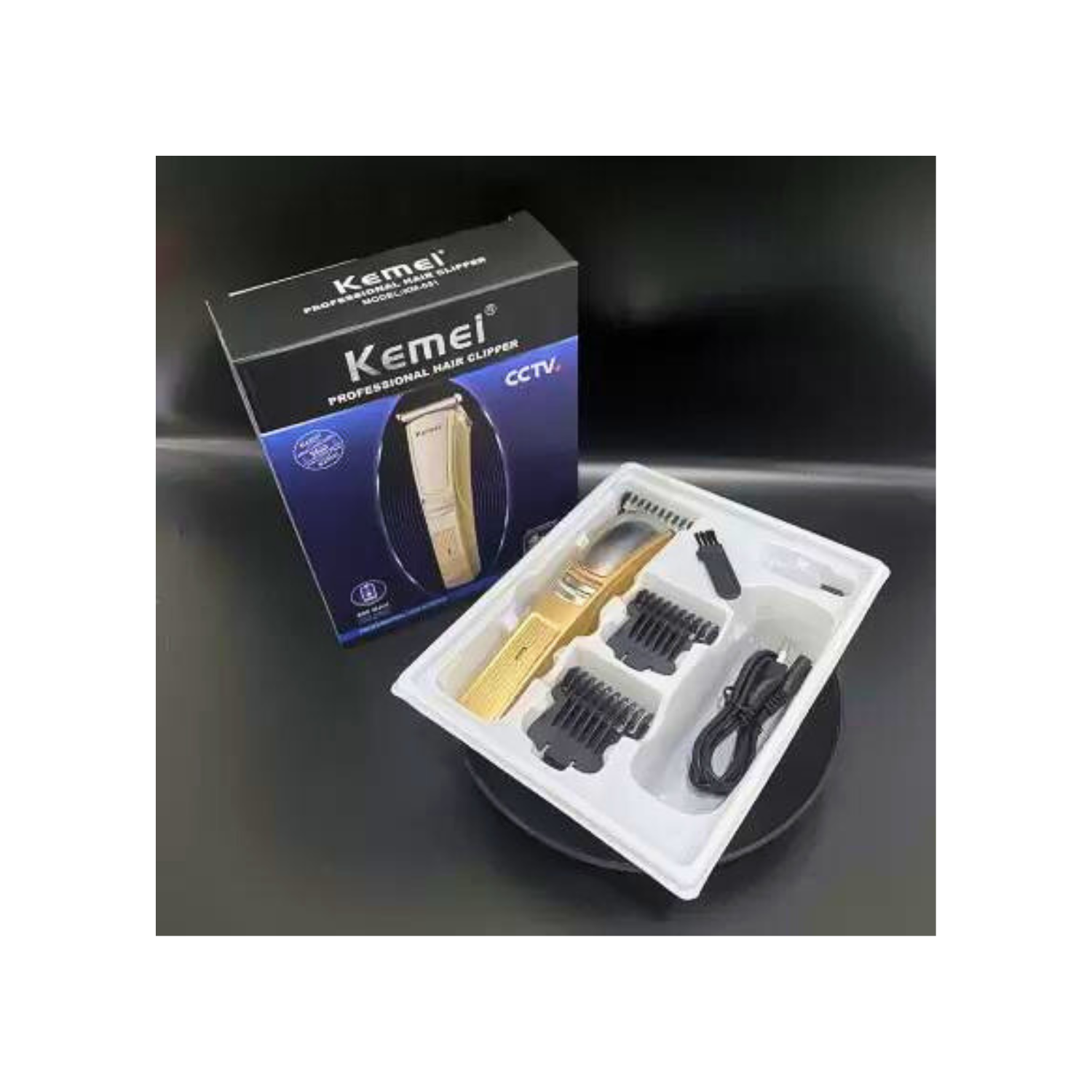 Máquina Para Cortar Pelo Profesional - Kemei Km-051-2