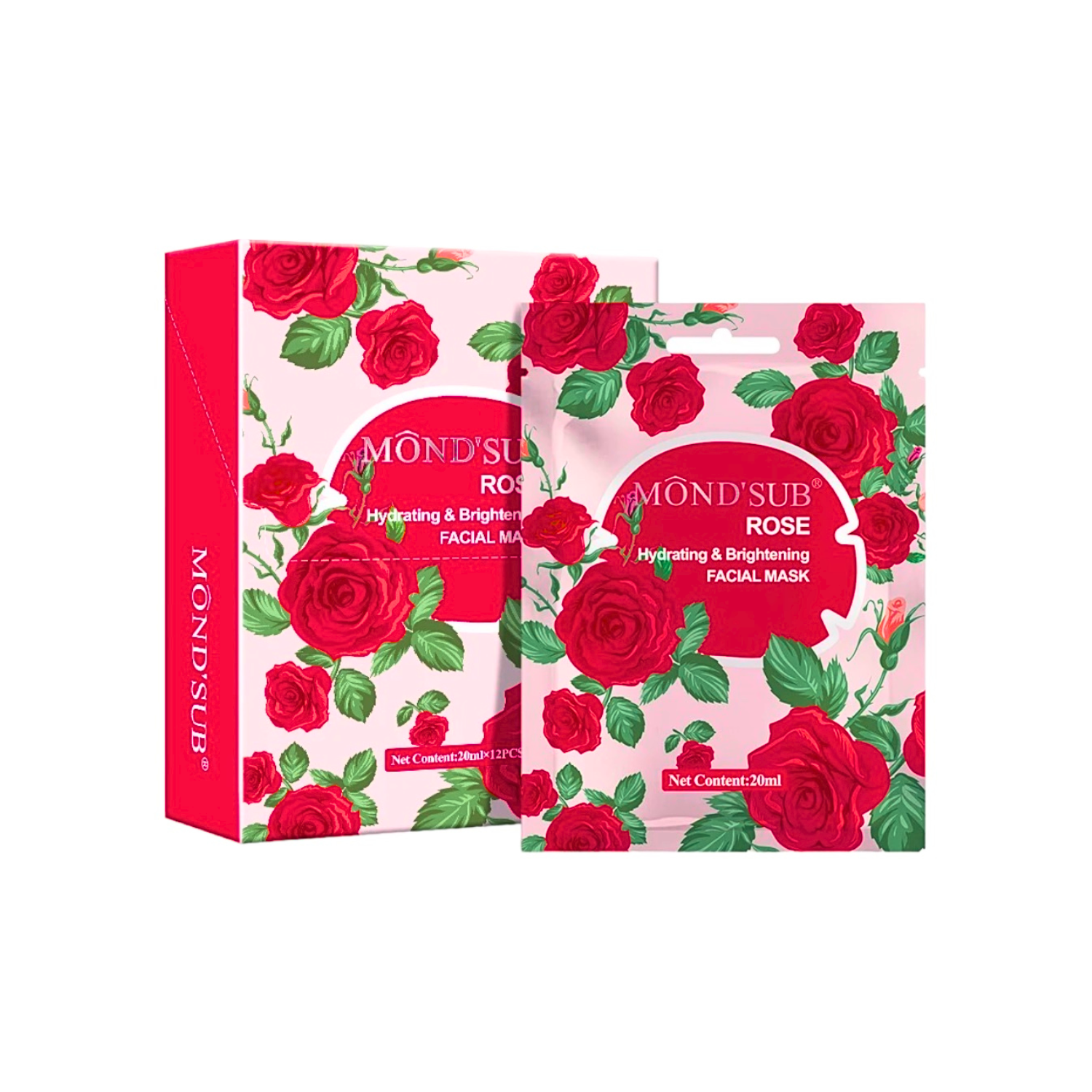 Pack X12 Mascarilla Facial Hidratante - Mond'sub Surtidas-6
