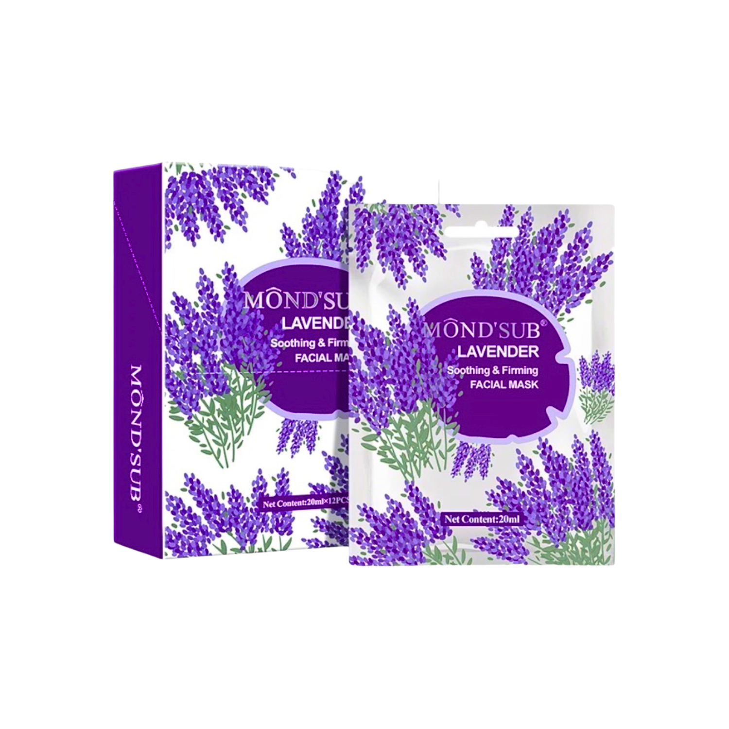 Pack X12 Mascarilla Facial Hidratante - Mond'sub Surtidas-7
