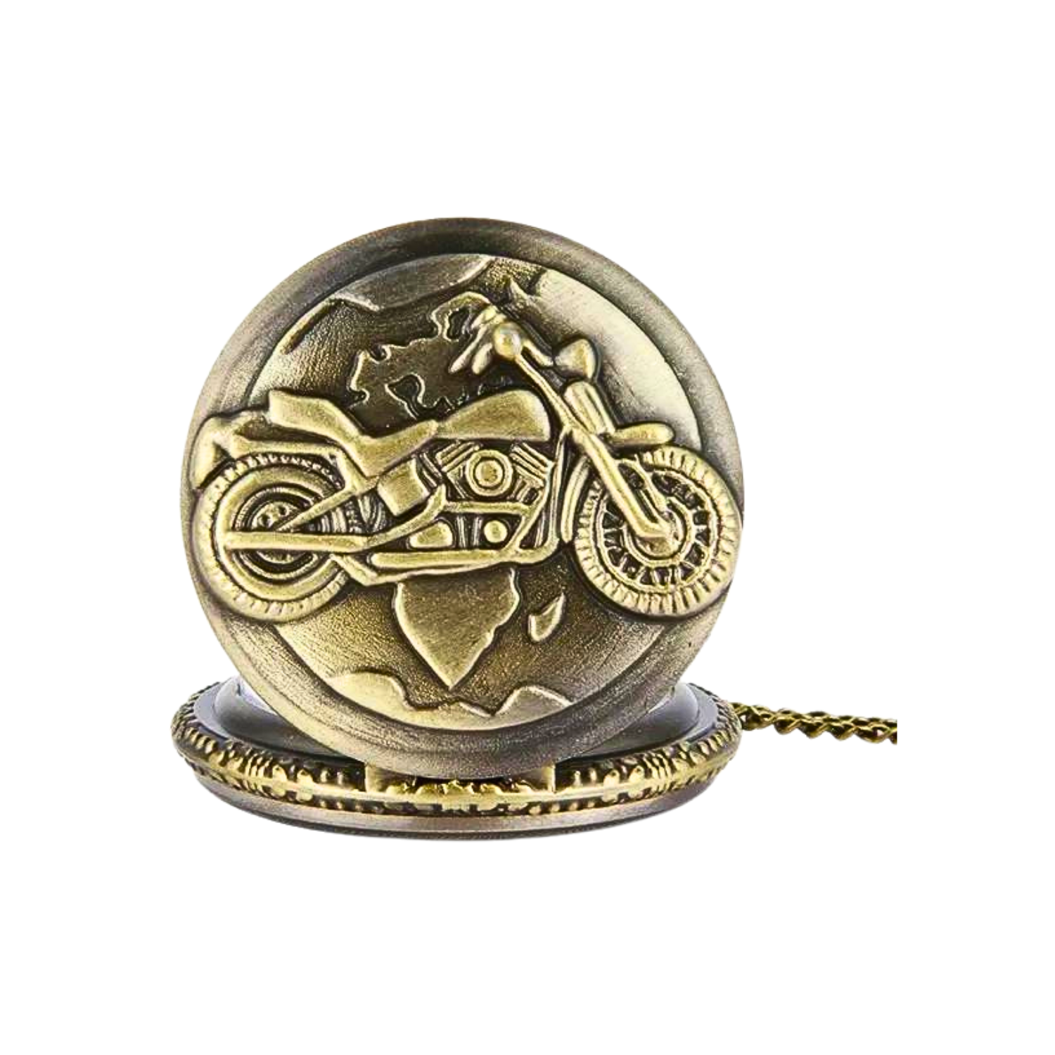 Reloj De Bolsillo Diseño De Moto Lineal Regalo Papá Esposo-5