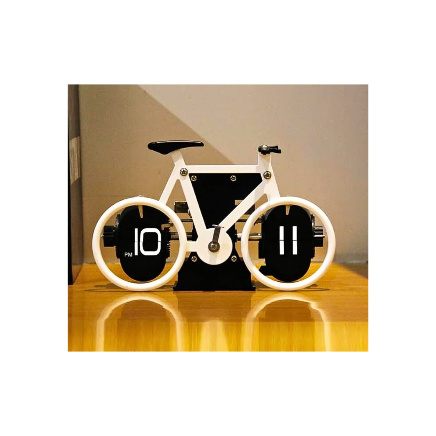 Reloj Digital Escritorio Hogar Oficina - Diseño De Bicicleta-2