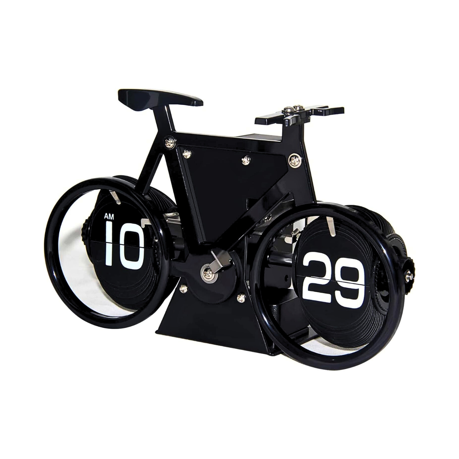 Reloj Digital Escritorio Hogar Oficina - Diseño De Bicicleta-4