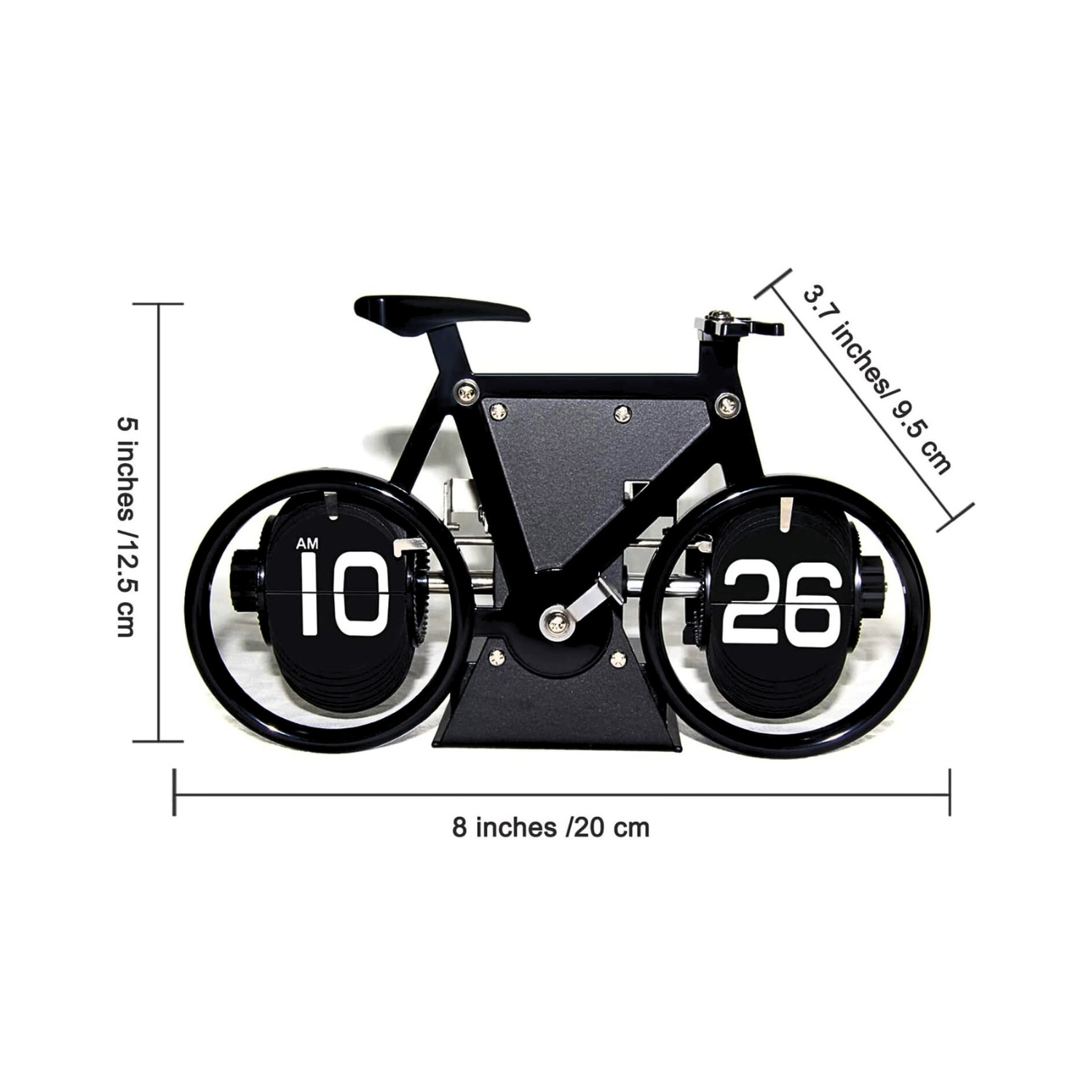 Reloj Digital Escritorio Hogar Oficina - Diseño De Bicicleta-5