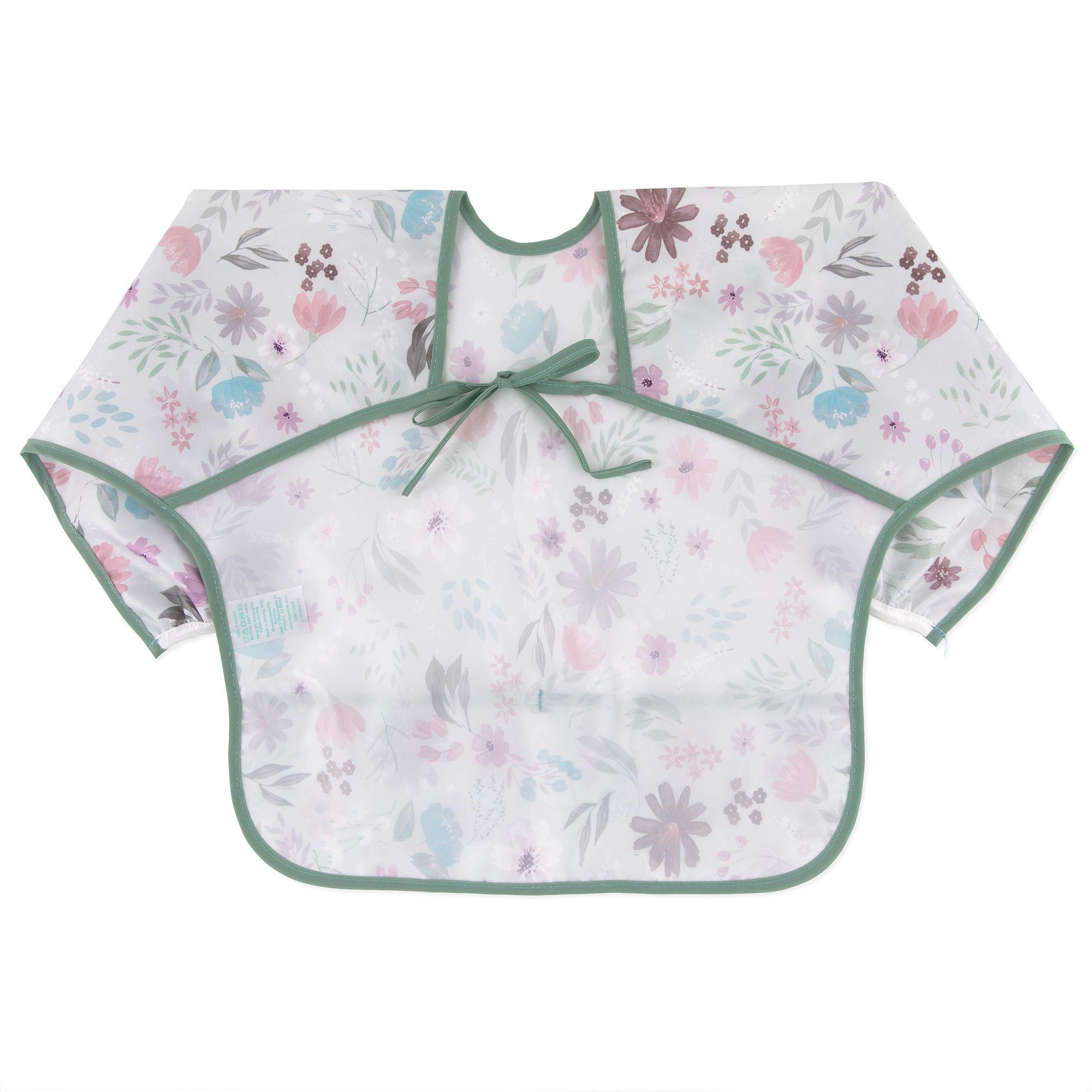 Baberos con mangas Floral Bumkins-2