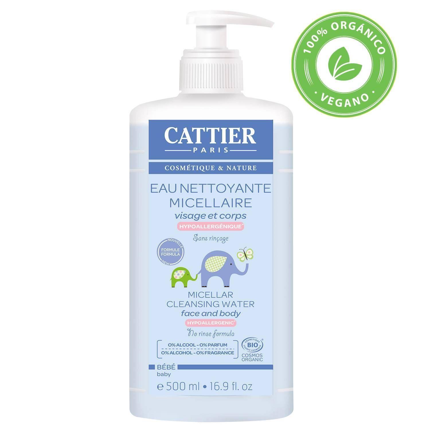 Agua Limpiadora Micelar para Bebé Cattier-0