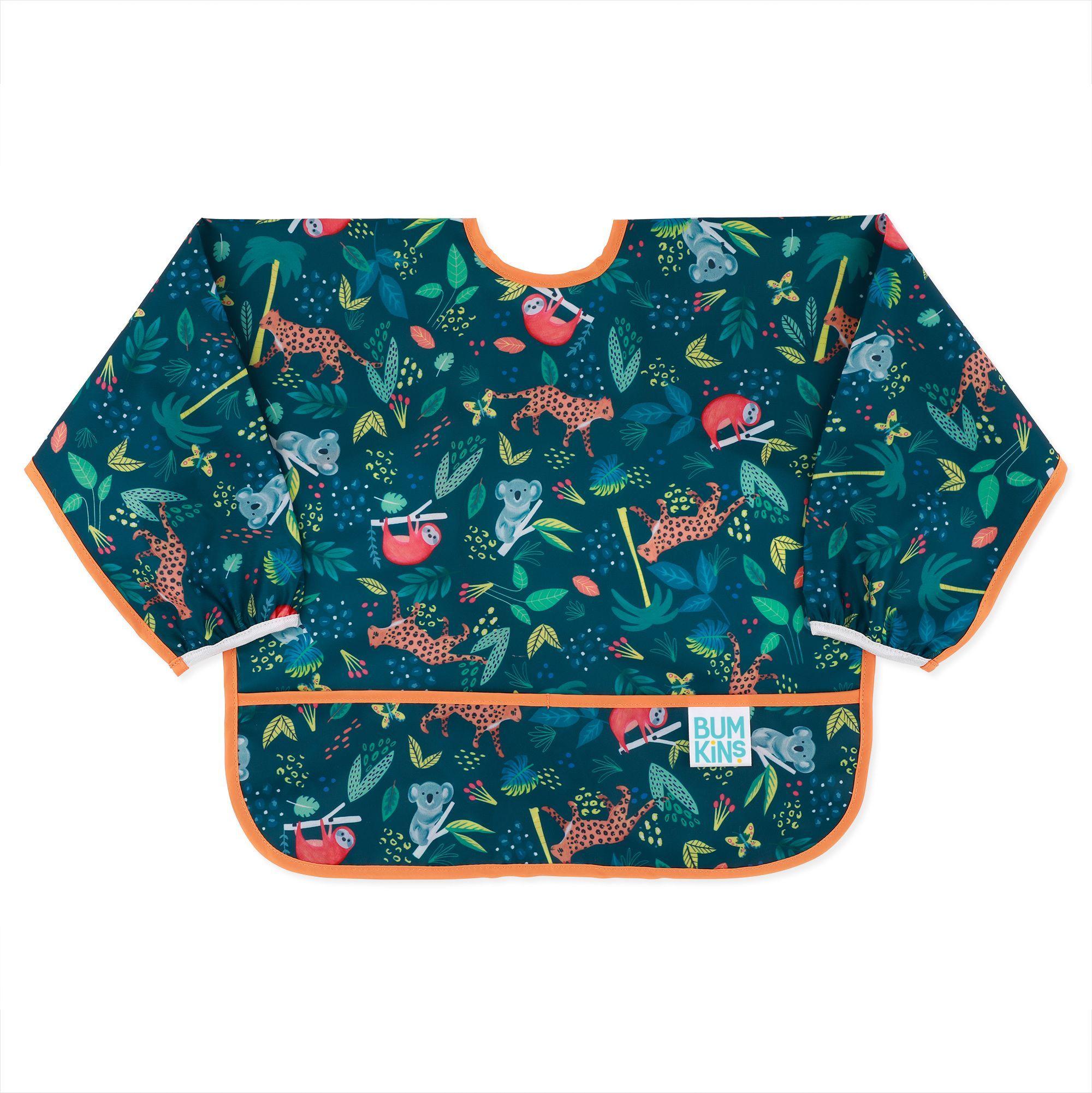 Baberos con mangas Selva Bumkins-0