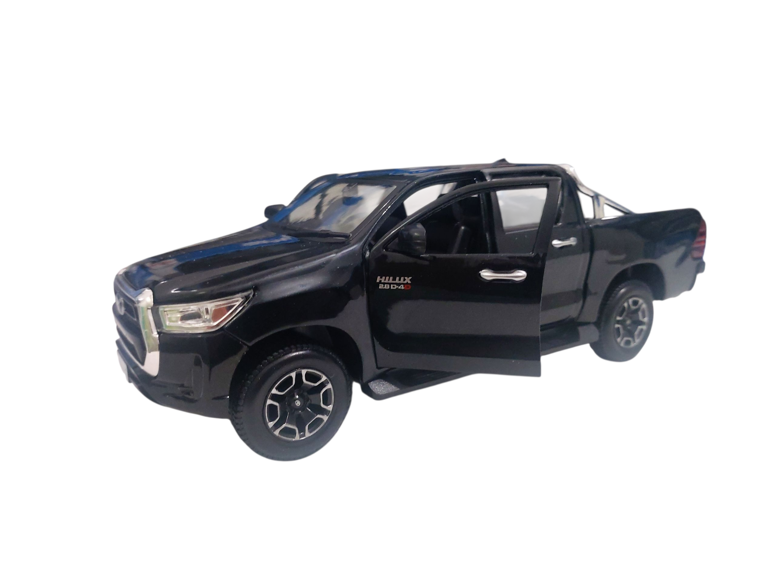 Toyota Hilux Pick up Negro a escala 1 27-5