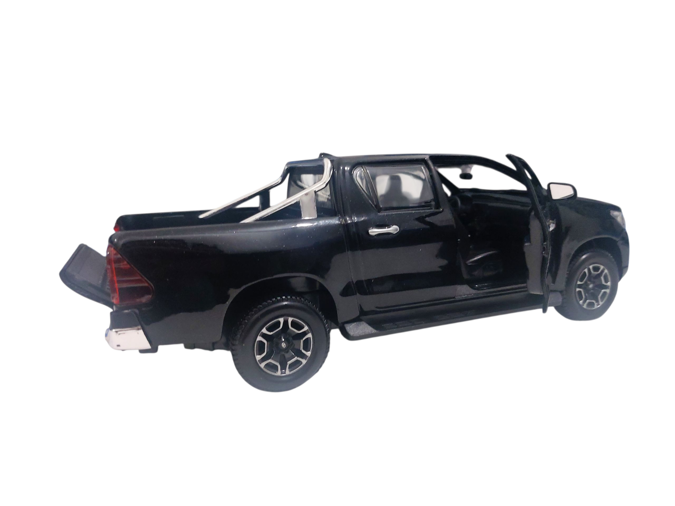 Toyota Hilux Pick up Negro a escala 1 27-6