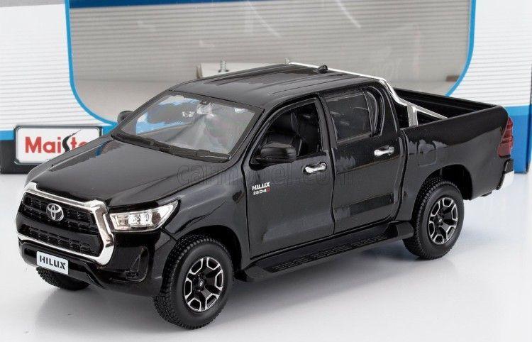 Toyota Hilux Pick up Negro a escala 1 27-7