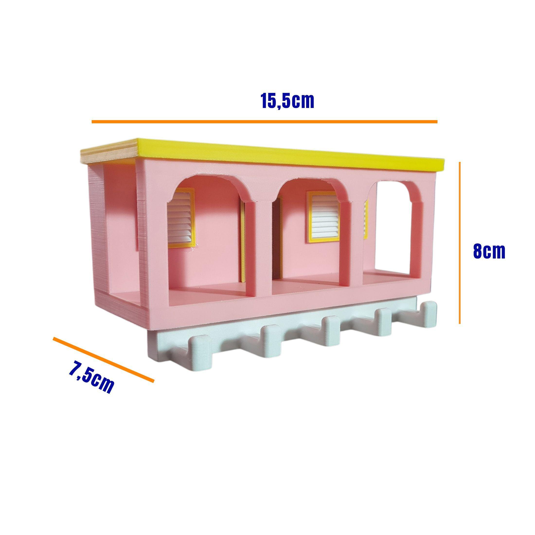 Casita de Bad Bunny Porta Llaves Impreso en 3D-4