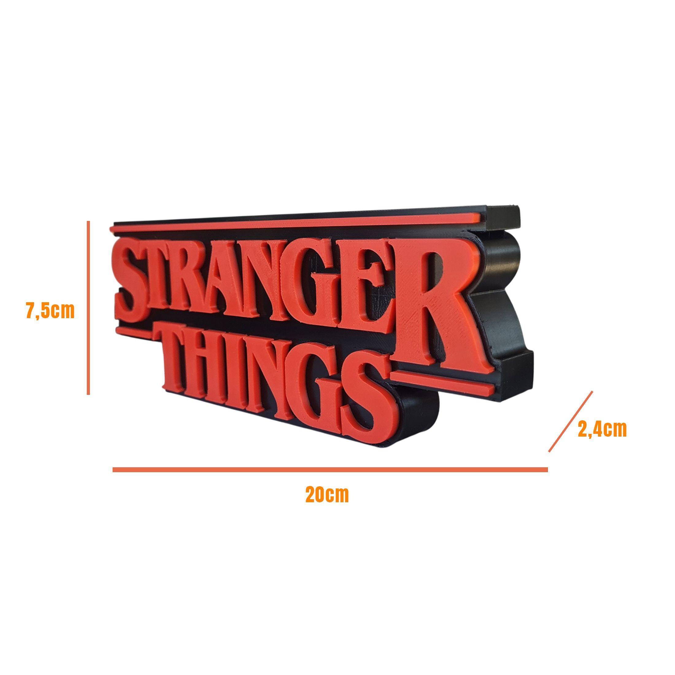 Logo Stranger Things Impresi n 3d-4