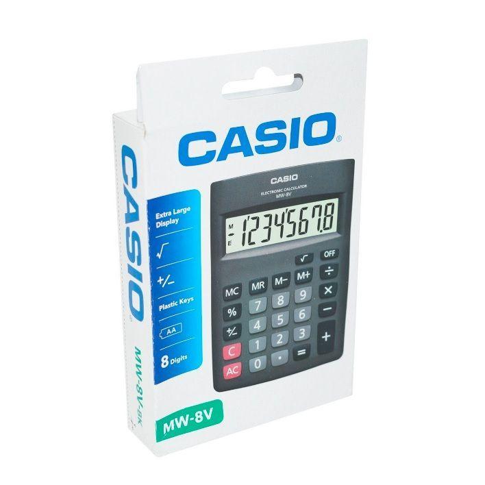 Calculadora De Escritorio 8 Dígitos Casio MW-8V-BK -2
