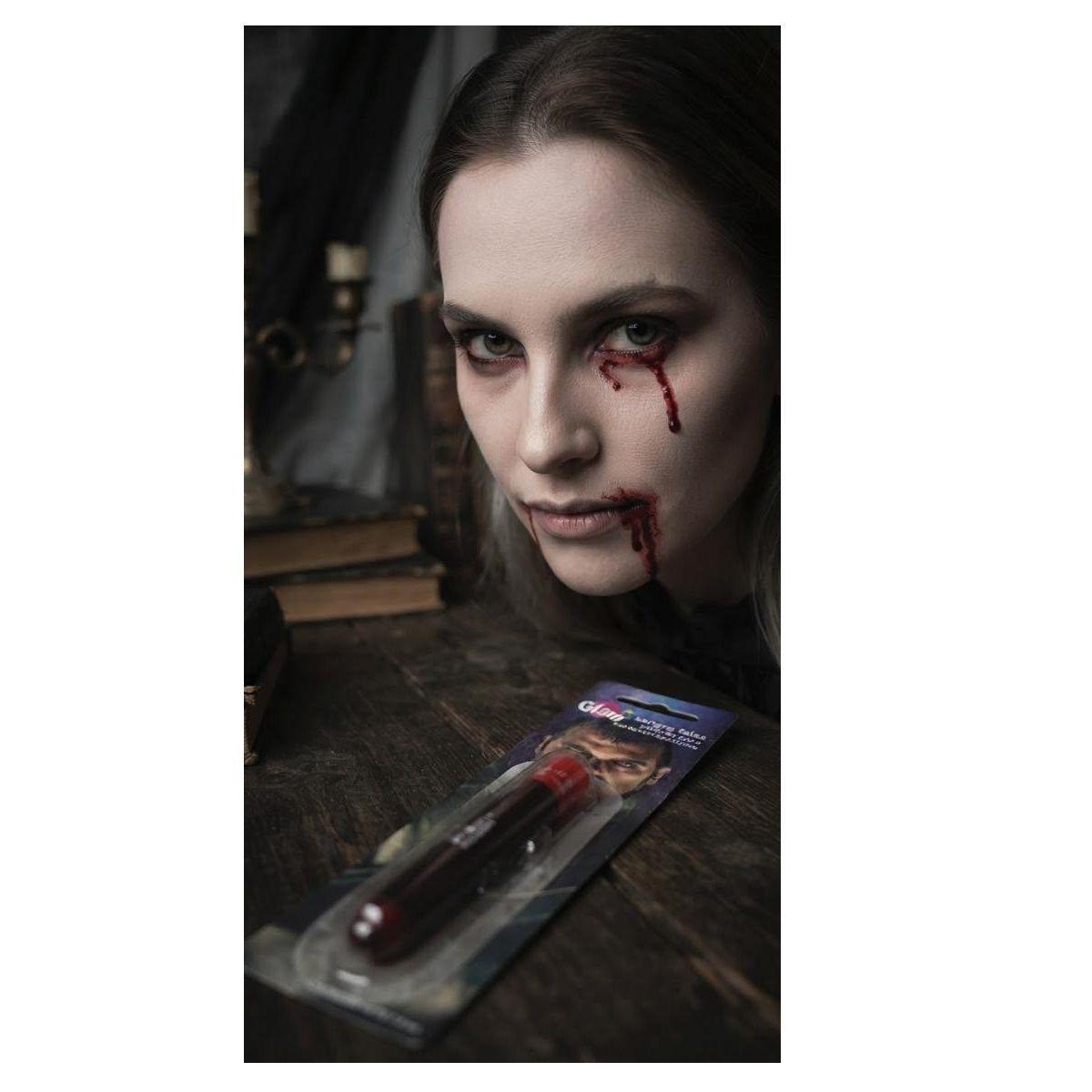 Pack 2 Tubos de Sangre Falsa para Maquillaje de Terror Halloween 7.8 ml-2