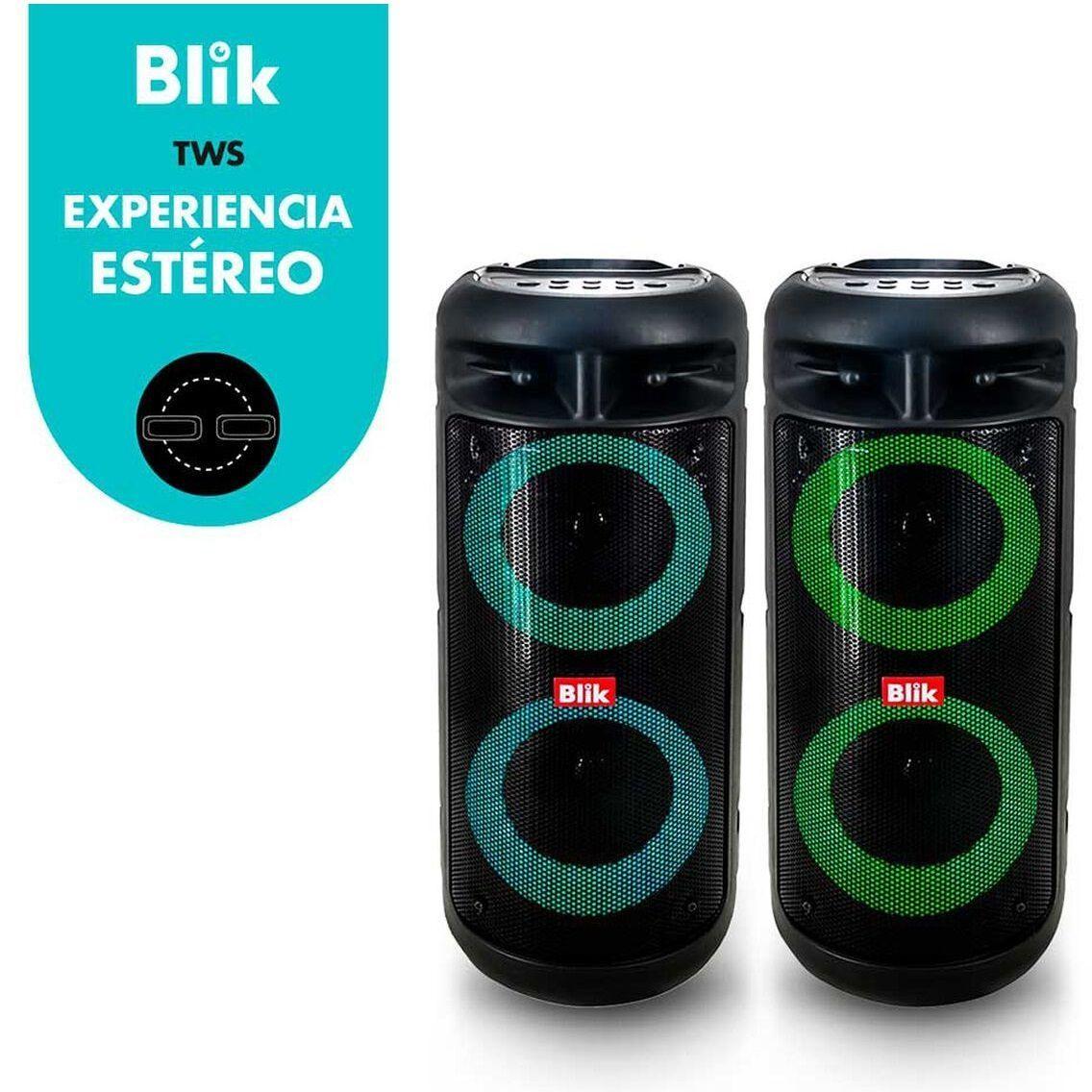 Parlante Karaoke Blik UpSound 3 Con Micrófono Negro-2
