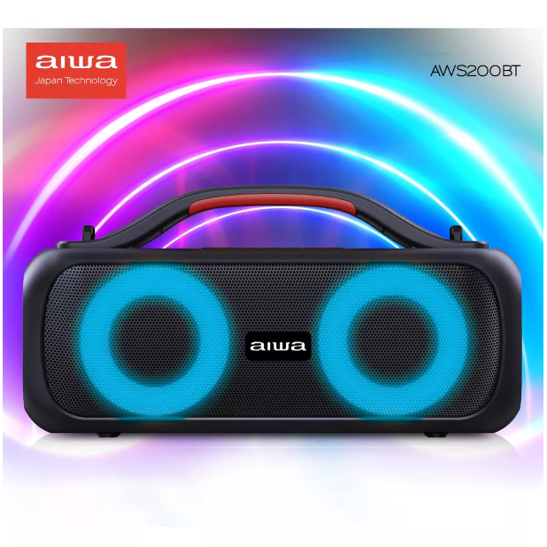 Parlante Aiwa AWS-200BT Bluetooth 30 W Luz RGB 4 Hrs-6