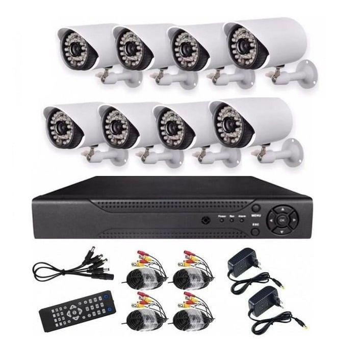 Kit De 8 Cámaras AHD Con DVR 1080p Full HD -3