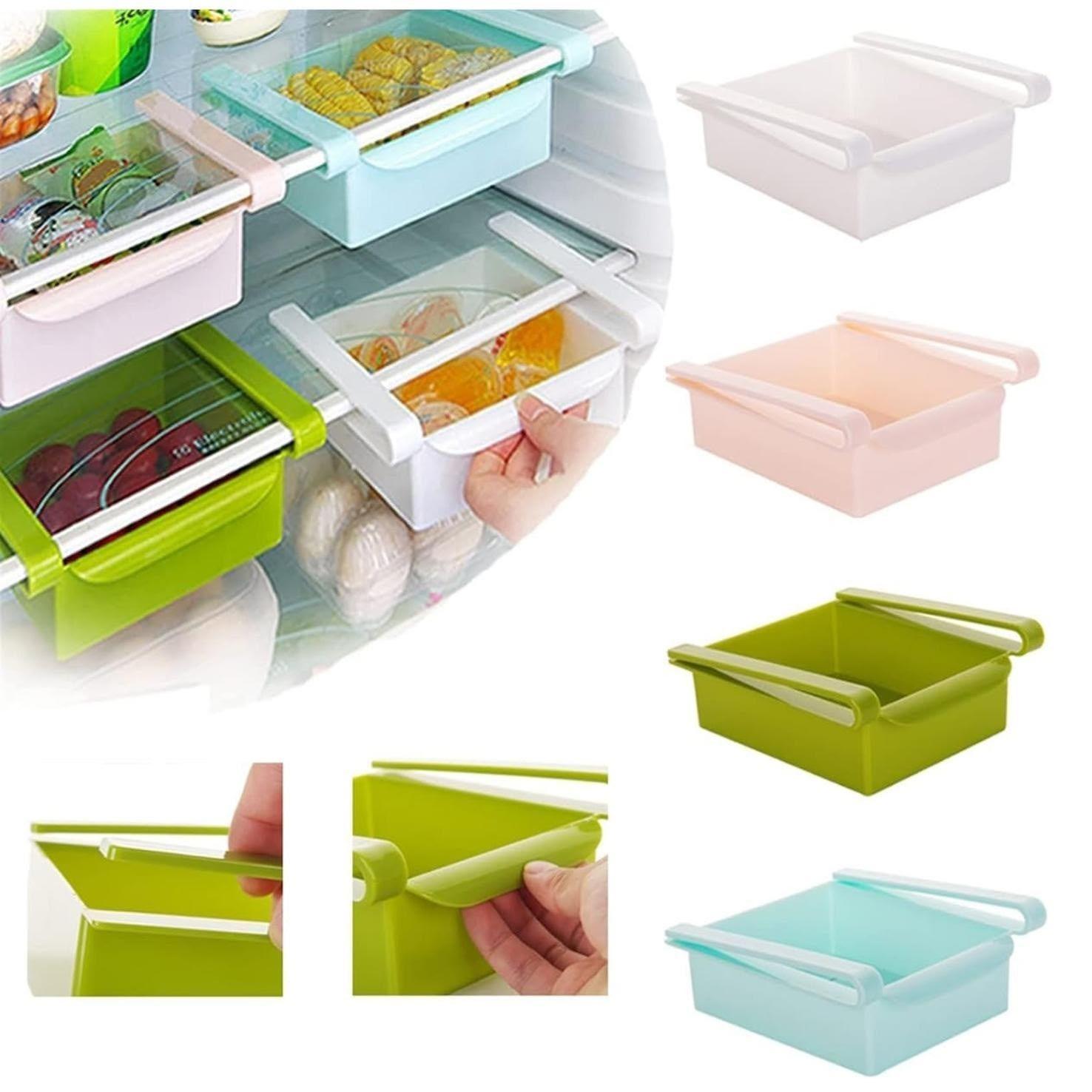 Pack de 2 Cajas De Almacenamiento Extraíble Para Refrigerador-2