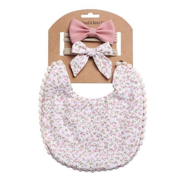 Set Babero Con Cintillo Para Bebé-4