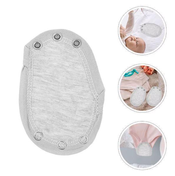 Paquete de 5 Extensores de Body de Algodón Suave Para Bebes-4