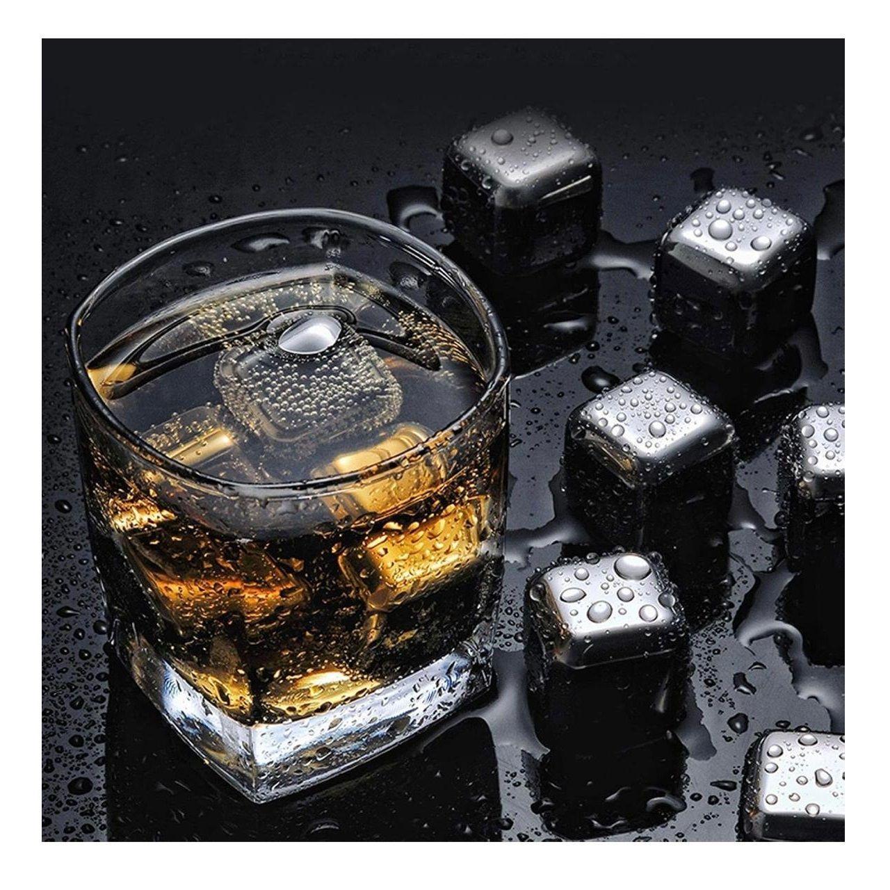 Cubitos De Hielo Reutilizables De Acero Inoxidable 304-3
