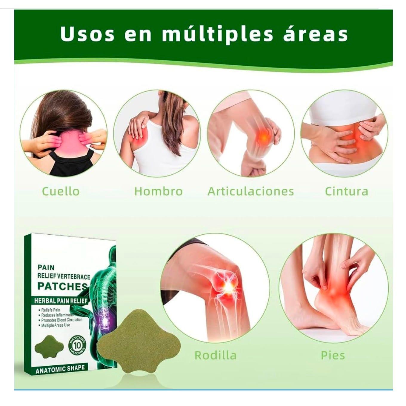 Pack De 20 Parches Para Dolores Musculares Lumbar Columna-4